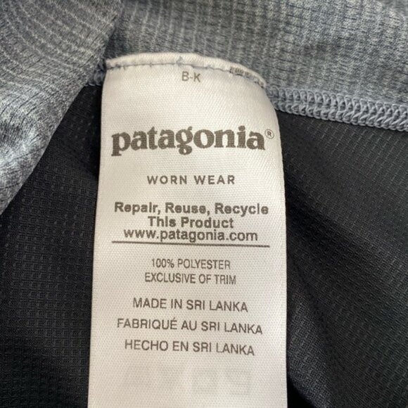 Patagonia Short Sleeve T Shirt Womens Small Gray Heather Crew Neck Slim Fit Hike - Picture 4 of 11